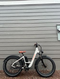 Rad Power Bikes RadRover Step-Thru Electric Fat Tire Bike Low Step Bicycle e-bike Rover