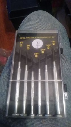 6 PIECE PRECISION SCREWDRIVER SET