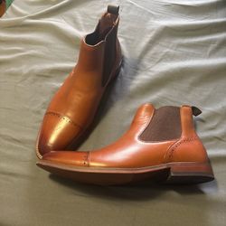 Stacy Adams Men's Maury Cap Toe Chelsea Boots Size 12