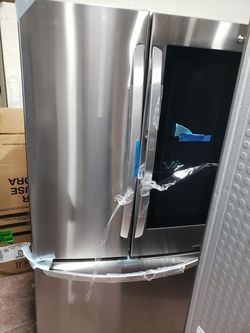 Lg refrigerator with glass showcase 👌 counter depth