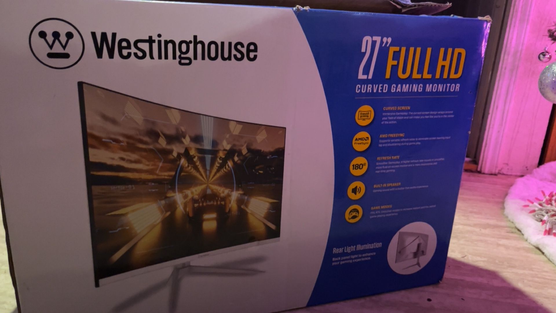 Westinghouse 27inch Full HD Curved Gaming Monitor