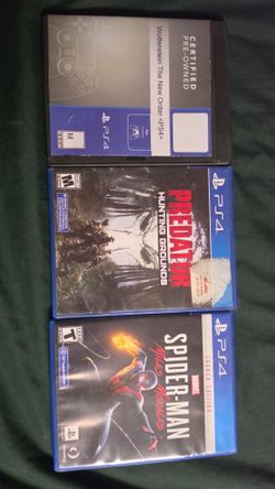 PS4 GAMES FOR SALE