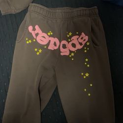 Sp5der Classic Sweetpants Brown