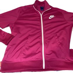 Nike Pink Front Zip Jacket New