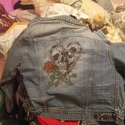 Abercrombie Jean Jacket Size L