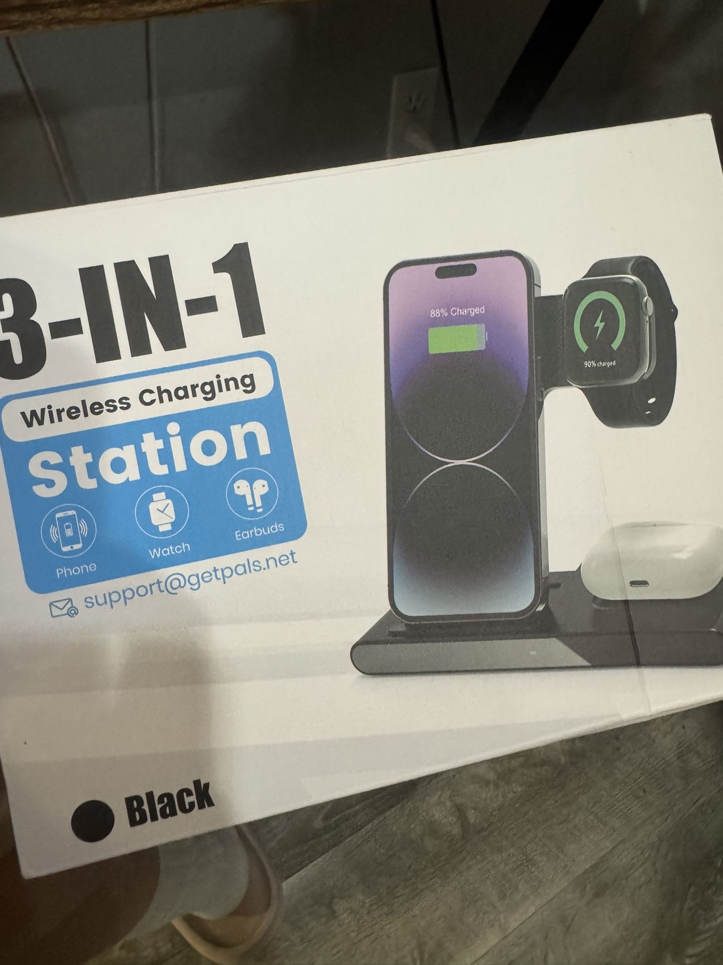 Portable Wireless Fast Charger for Apple & Android Charging Station