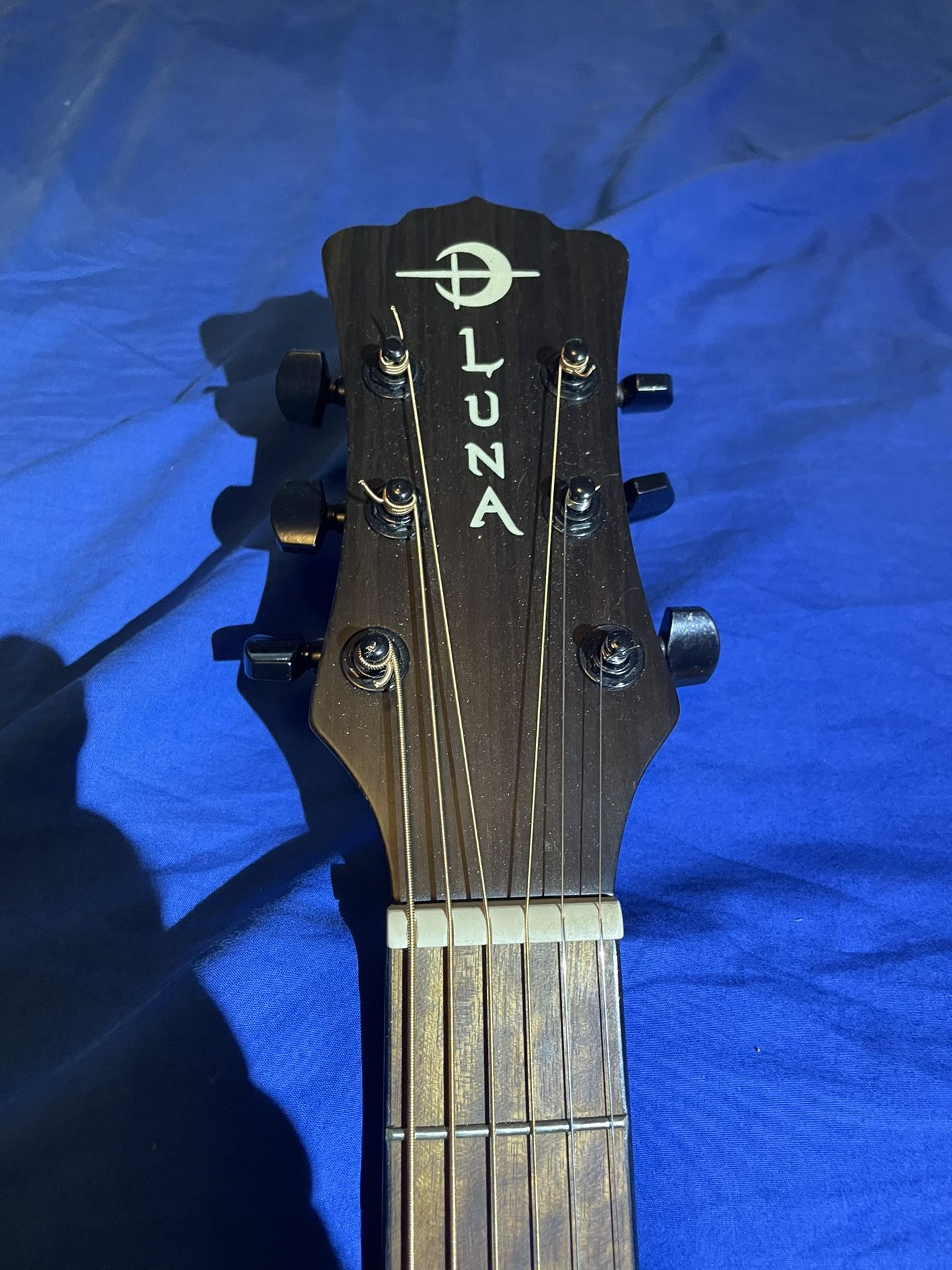 Luna ‘Tribal’ Parlor Acoustic Guitar