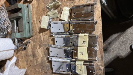 Chrome hinges
