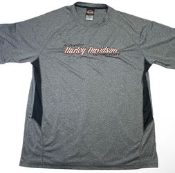 Harley-Davidson Performance T-Shirt Urbana, Illinois XL Gray Embroidered