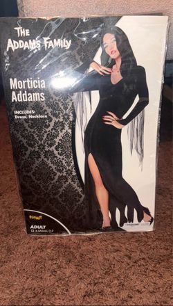 Morticia Addams Halloween Costume Adult XS