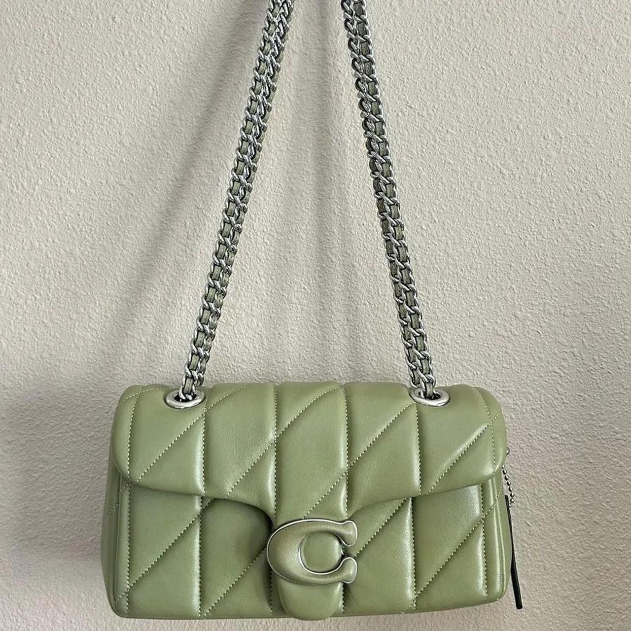 Coach Quilted Tabby 20 Moss Green