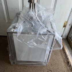 Century 2-Light Matte Nickel Transitional Pendant