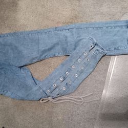 Xl Tie Up In Back With Studs Brand New