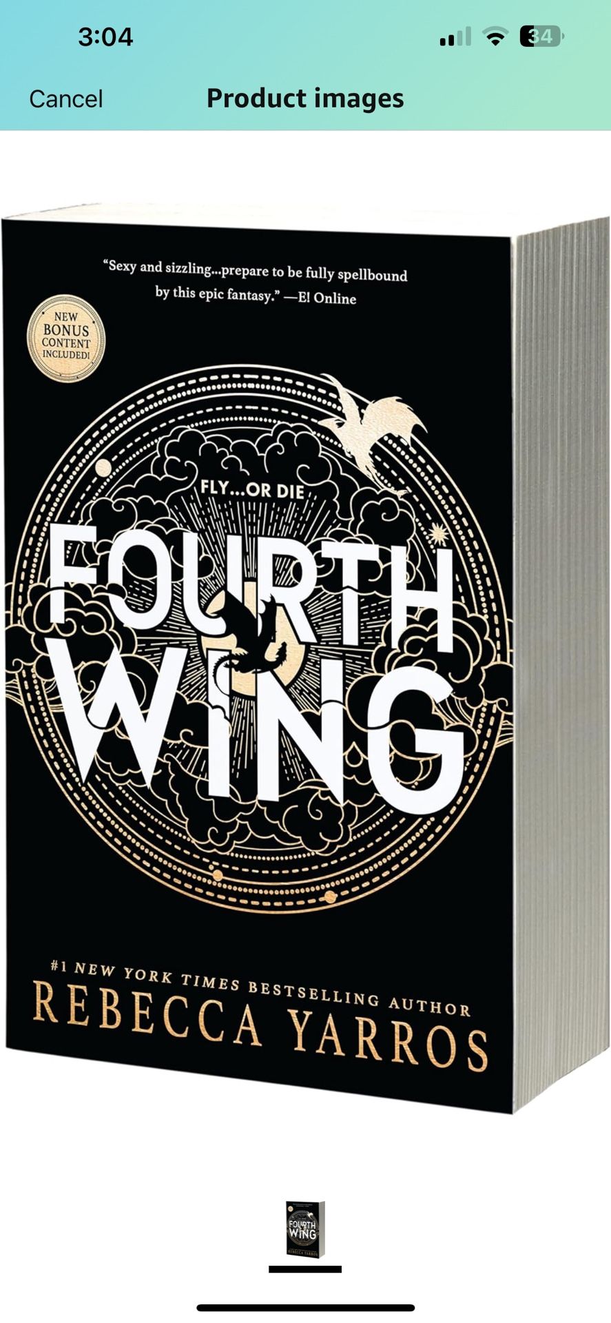 Fourth Wing By Rebecca Yarros