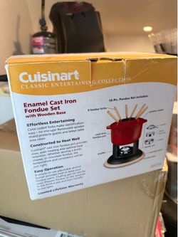 cuisinart iron fondue set