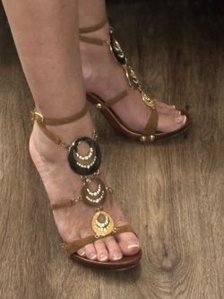Woman’s Wild Rose heels