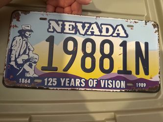 Faux license plates