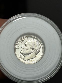Wow 😮 !! 1961 Proof Roosevelt Dime – Philadelphia Mint – Brilliant Mirror Finish – Silver
