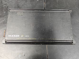 Kicker 4 channel car audio amp