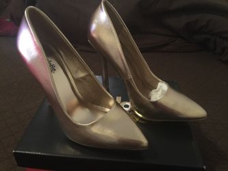 New Rose gold heels