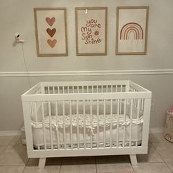 White Baby Crib