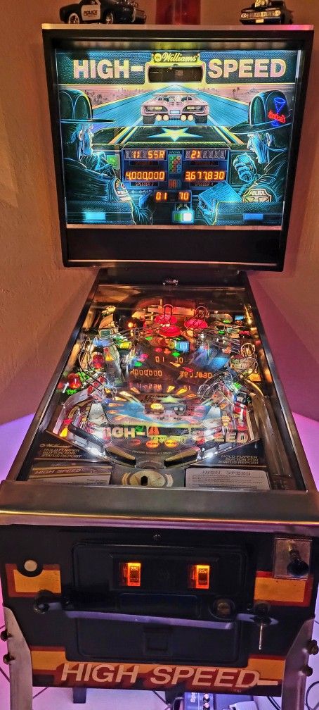 Williams High Speed Pinball Machine 1986