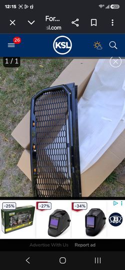 After market raptor grill