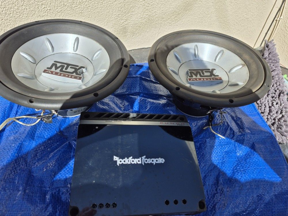 Amp and Speaker