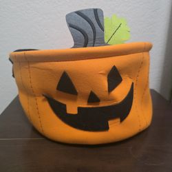 Pumpkin Halloween Candy Holder