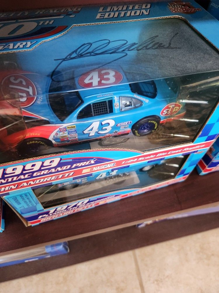 Nascar 6 Cars 2 Autographed