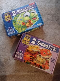 Puzzle - Two-sided, Floor, Never Used **1 left, $10** GREAT gift