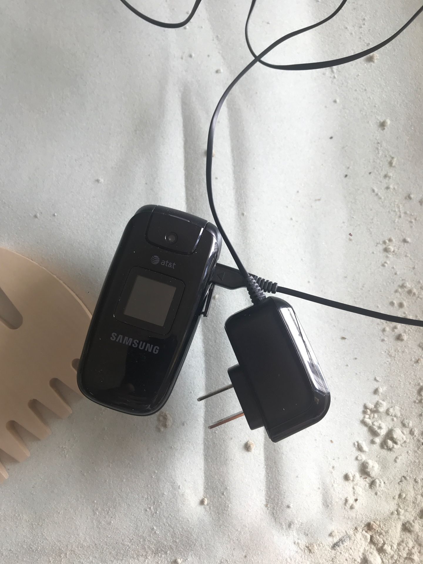 Samsung Phone with Charger
