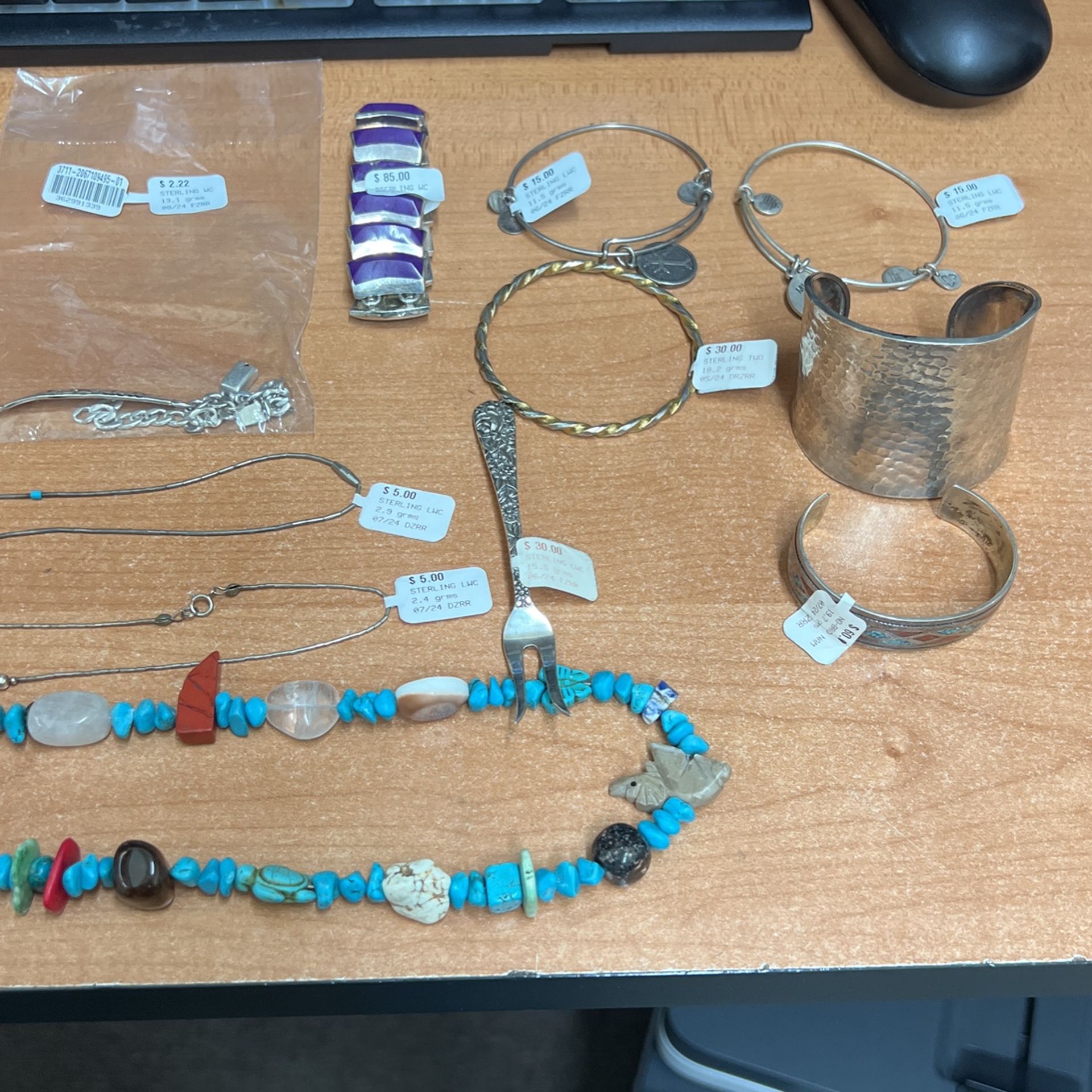 Lot Of Mixed Sterling And Nickel Silver $150
