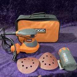 🧰🛠RIDGID 3 Amp Corded 5” Random Orbital Sander w/AIRGUARD Tech-LIKE NEW!-$45!🧰🛠