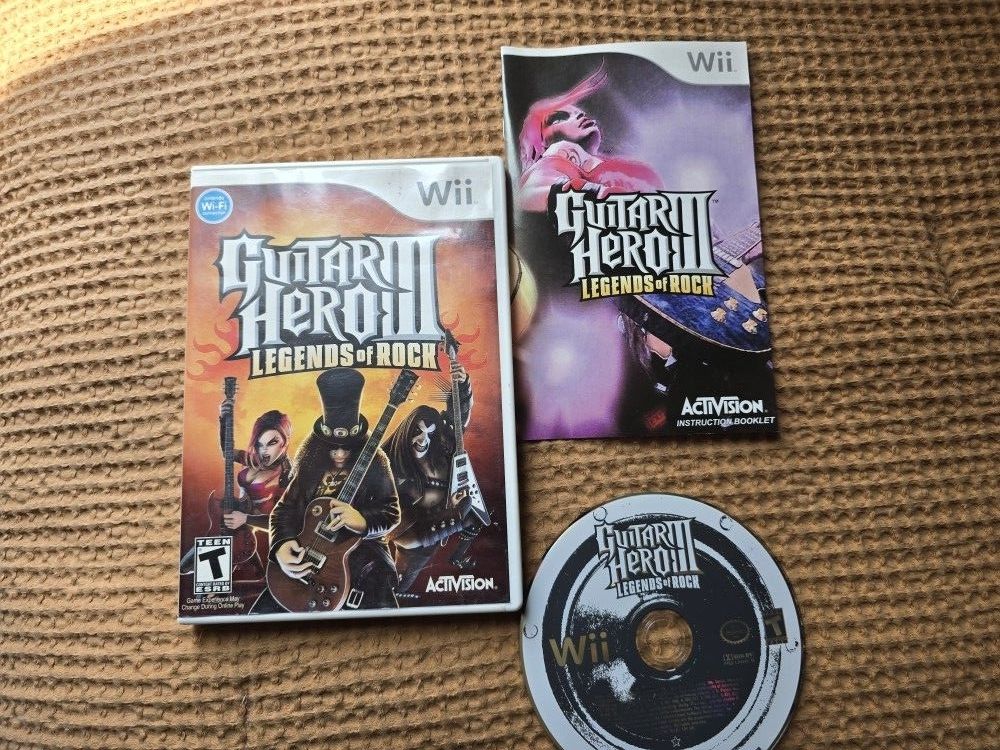 Guitar Hero III Legends Of Rock For Nintendo Wii