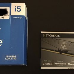 Intel 14400 and 32GB DDR4