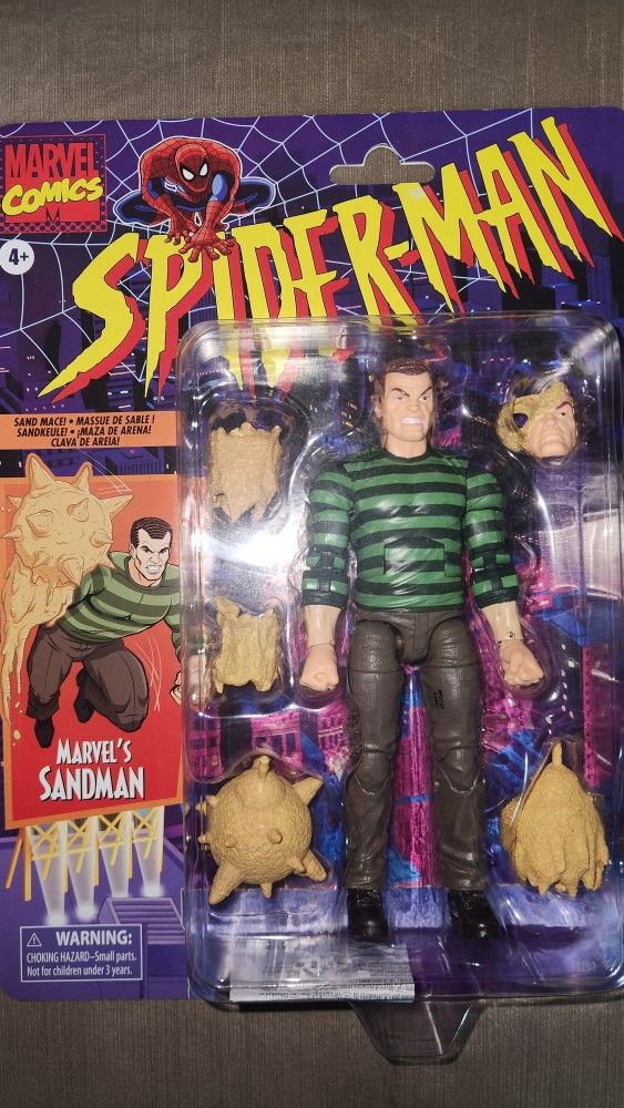 Marvel Legends Spiderman Retro Sandman 
