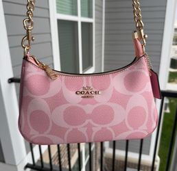 pink coach bag