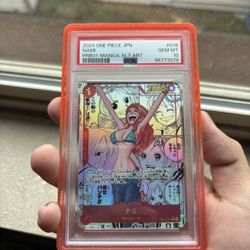 Nami Manga PRB-01 Japanese PSA 10 One Piece TCG