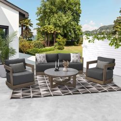 Agio Menorca 4-piece Outdoor Patio Deep Seating Set $1299.99