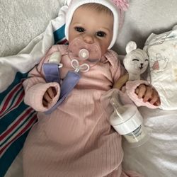 Preemie Size Reborn Replica Doll And Accessories 