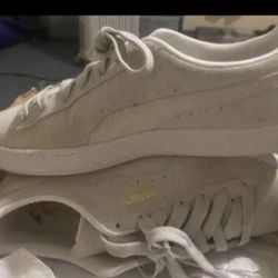 Pumas Sz9 Mens Gray /White