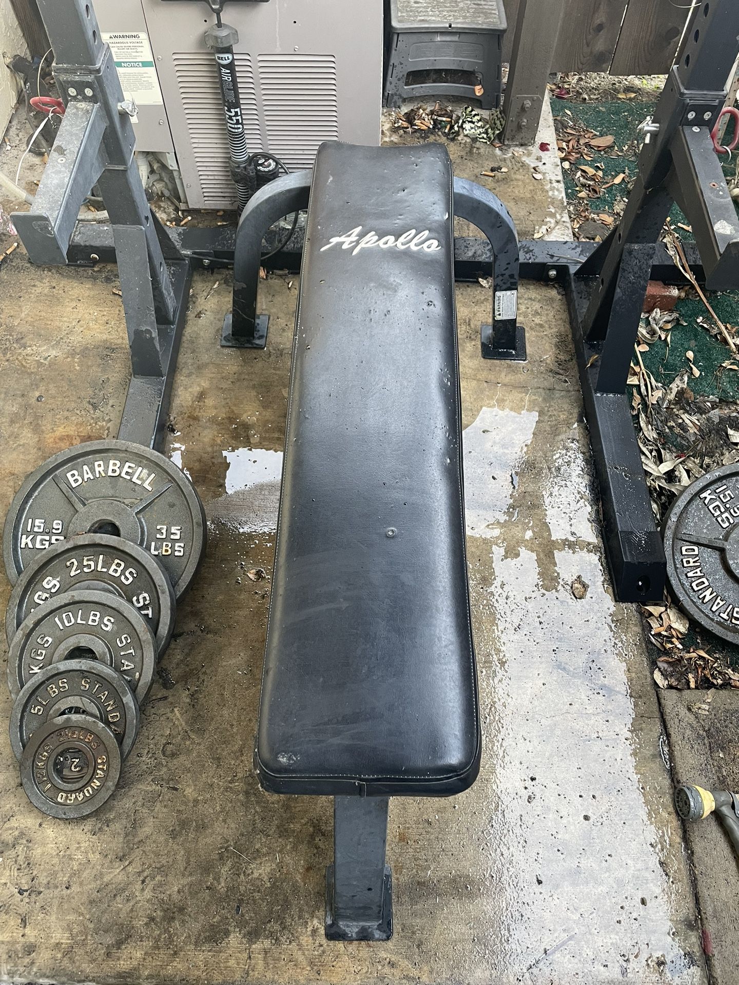Bench Press 200 lb Weights Included