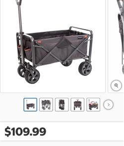 MAC Sports Folding Utility Wagon Cart