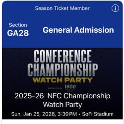 Rams NFC Watch Party at Sofi! 