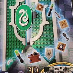 New Harry Potter Slytherin  House Flag Lego Set