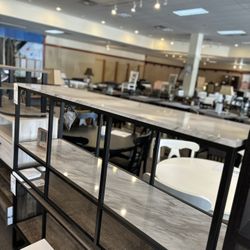 Faux Marble Top Tv Stand 65” 