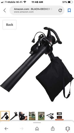 Electric leaf blower and vacum