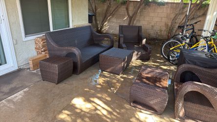 7 Piece Wicker Patio Set From Costco