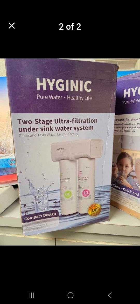 Under Sink Water Filter System, Tankless Easy Install Direct Connect Drinking Replaceable $50